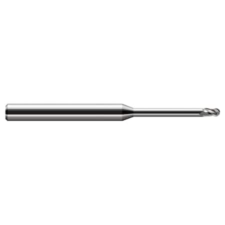 Harvey Tool Miniature End Mill - Ball - Long Reach, Stub Flute 805362